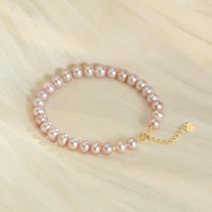 Pink Freshwater Pearls Bracelet