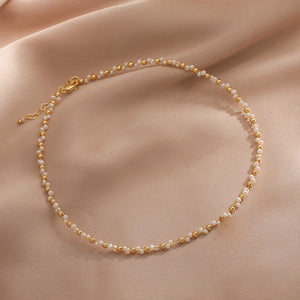 Freshwater Pearl Braided Necklace