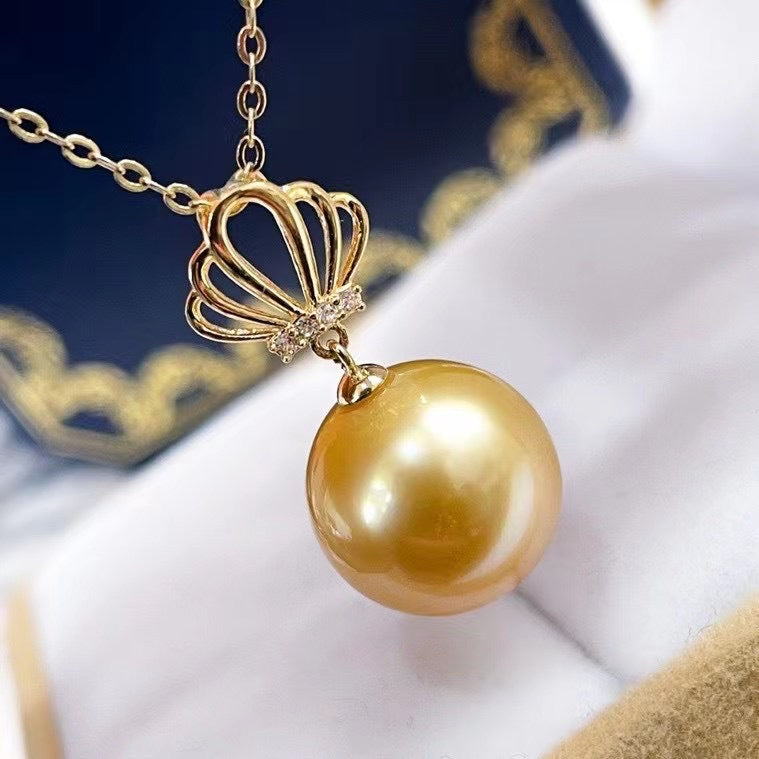 Natural Champagne Pearl Pendant