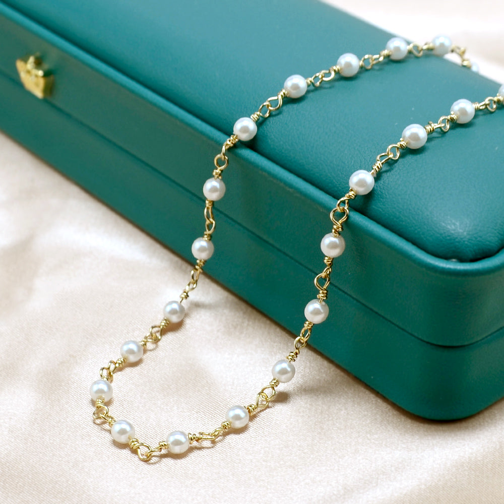 Hand-woven Freshwater Pearls Necklace