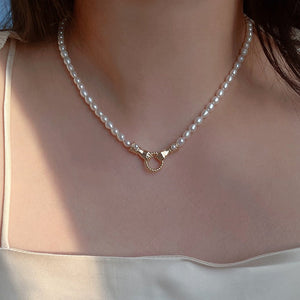 Natural Pearls Choker Necklace