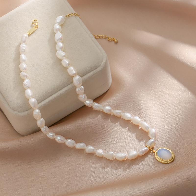 Opal & Pearl Necklace