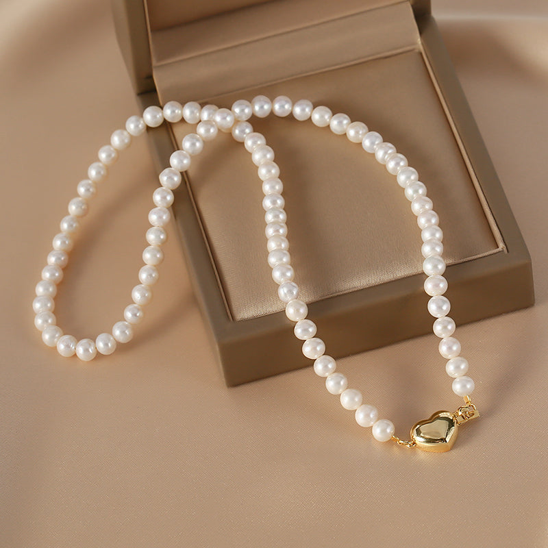 Freshwater White Pearl Necklace