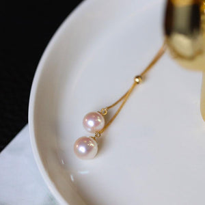 AKoya Pearl Necklace in 18K Gold