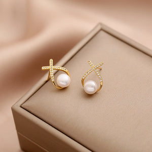 Freshwater Baroque Pearl Stud Earrings